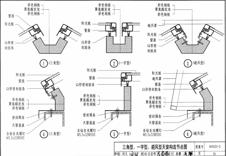 09j621-2電動采光排煙天窗圖集第十六頁